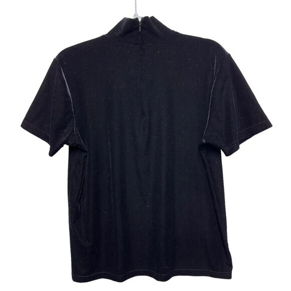 Vintage Y2K Gap Velvet Velour Knit Sweater Top - Picture 6 of 8